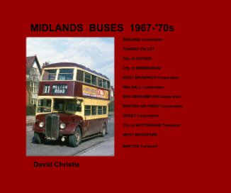MIDLANDS BUSES 1967-'70s book cover