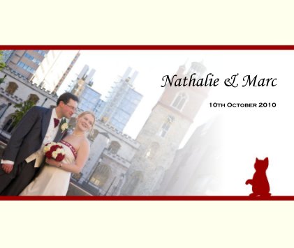 Nathalie & Marc 10th October 2010 book cover