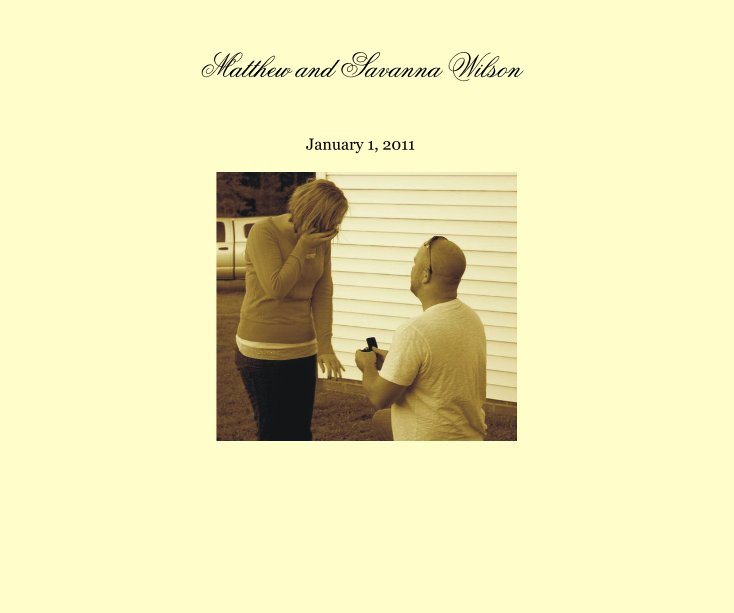Bekijk Matthew and Savanna Wilson op January 1, 2011
