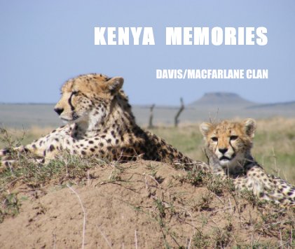 KENYA  MEMORIES book cover