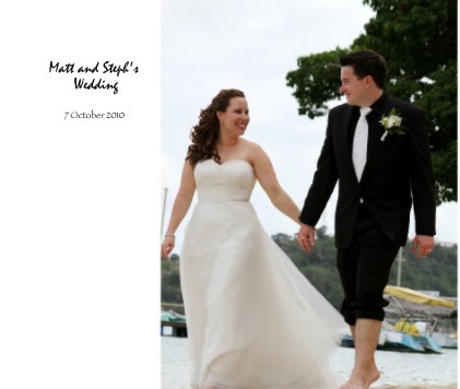 Matt and Steph's Wedding book cover