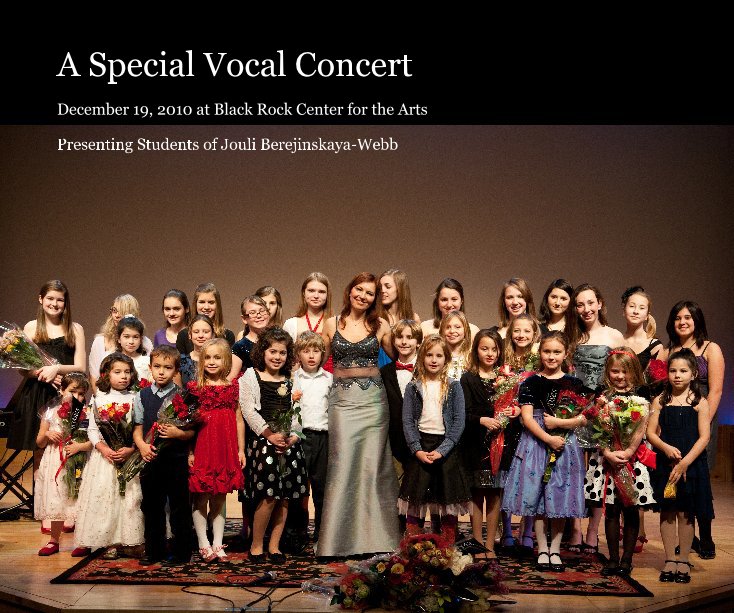 View A Special Vocal Concert by Presenting Students of Jouli Berejinskaya-Webb