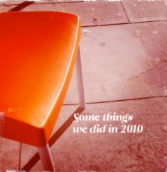 Some things we did in 2010 book cover
