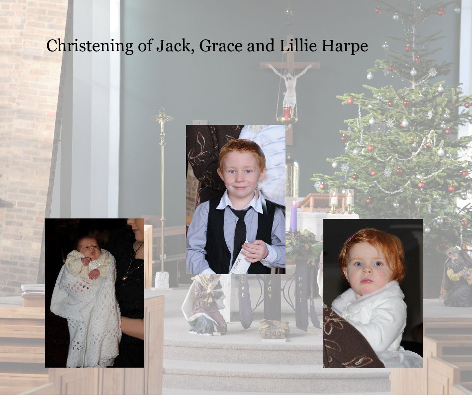 View Christening of Jack, Grace and Lillie Harpe by Spooney