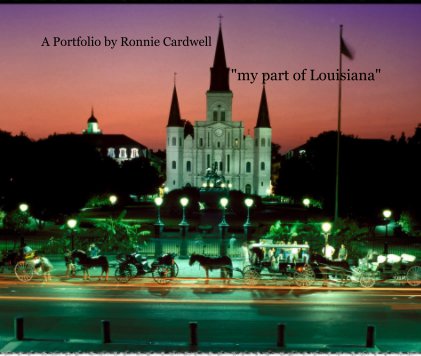 A Portfolio by Ronnie Cardwell "my part of Louisiana" book cover