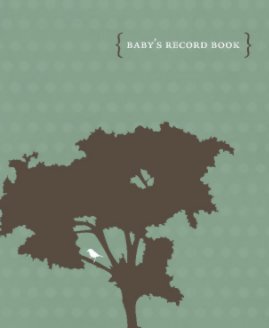 Baby's Record Book: Neutral book cover