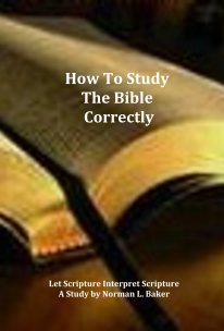 How To Study The Bible Correctly book cover