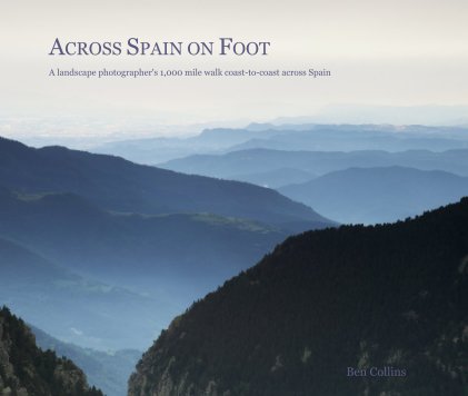 ACROSS SPAIN ON FOOT - LARGE book cover