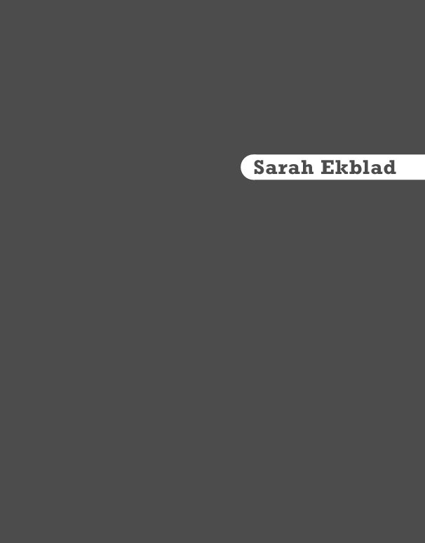 View Sarah Ekblad by Sarah Ekblad
