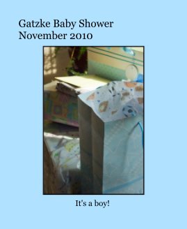 Gatzke Baby Shower November 2010 book cover