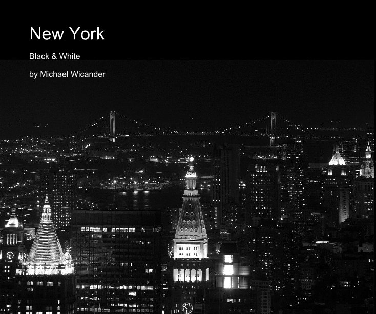 View New York Black and White by Michael Wicander