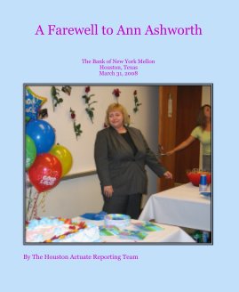 A Farewell to Ann Ashworth book cover