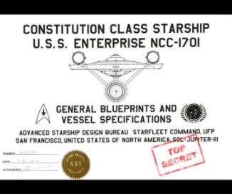 Constitution Class Starship U.S.S. Enterprise NCC-1701 book cover