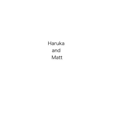 Haruka and Matt book cover