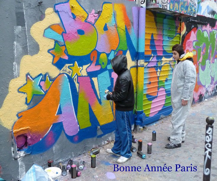 View Bonne Année Paris by George Laszlo