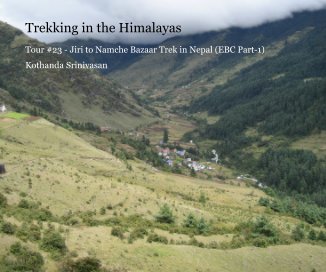 Trekking in the Himalayas book cover