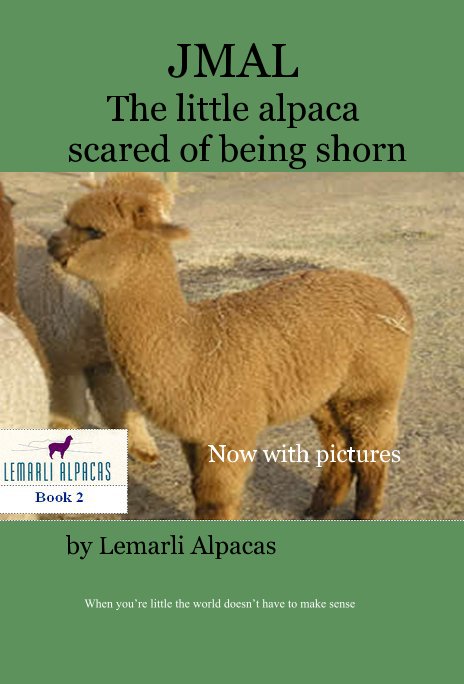 View JMAL The little alpaca scared of being shorn by Lemarli Alpacas