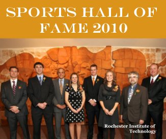 RIT Sports Hall of Fame 2010 book cover