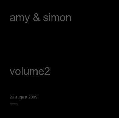 amy & simon volume2 book cover