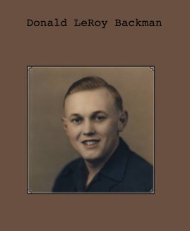 Donald LeRoy Backman book cover