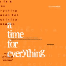 A Time For Everything, soft cover book cover