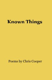 Known Things book cover
