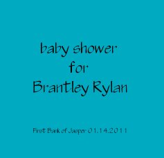 baby shower for Brantley Rylan book cover