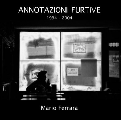 ANNOTAZIONI FURTIVE 1994 - 2004 book cover