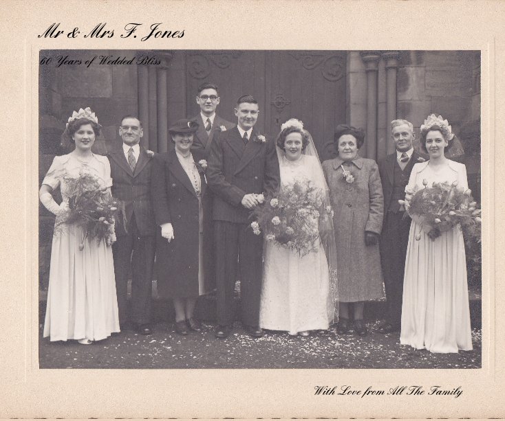 View Mr & Mrs F. Jones by With Love from All The Family