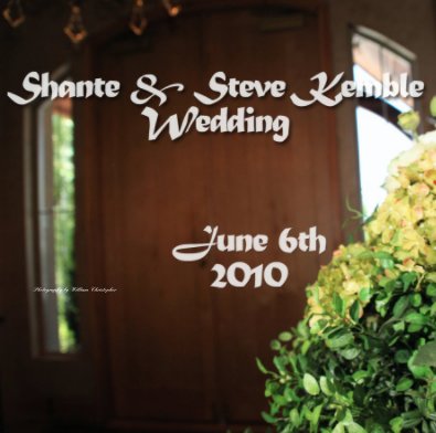 Shante & Steve's Wedding book cover