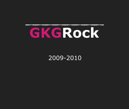 GKGRock 2009-2010 book cover