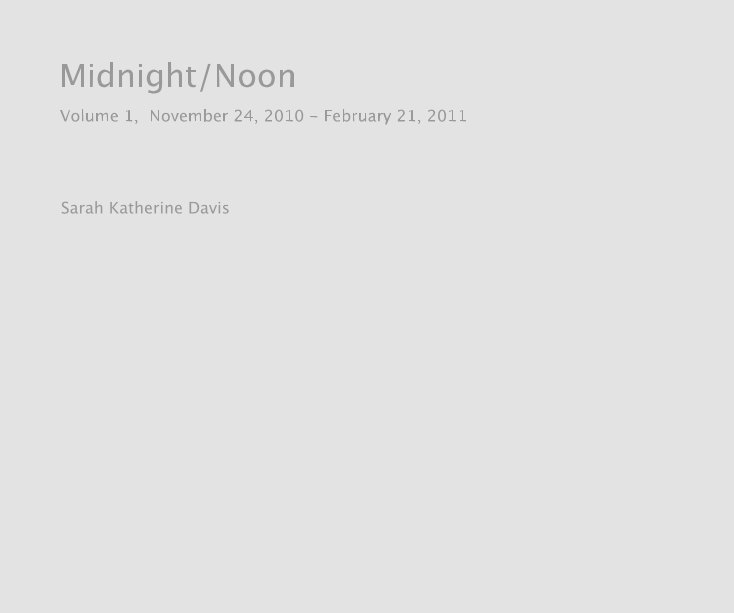Ver Midnight/Noon por Sarah Katherine Davis
