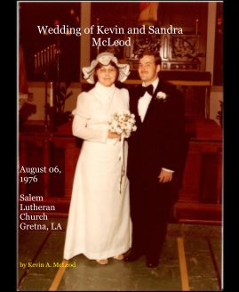 Wedding of Kevin and Sandra McLeod book cover