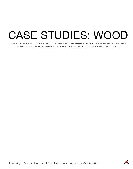 View Case Studies: Wood by Meghan Sarkozi