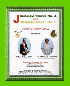 Jerusalem Temple & Court Joint Charity Ball 2010 book cover