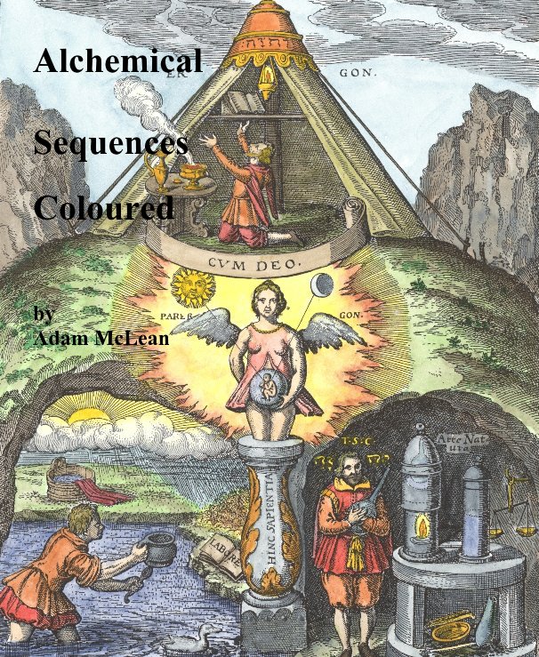 View Alchemical Sequences Coloured by Adam McLean by Adam McLean