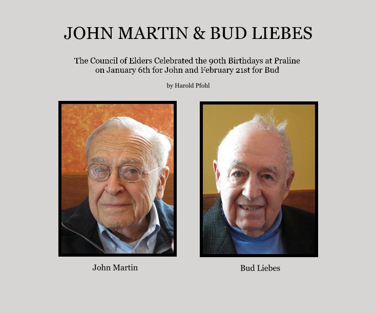 View JOHN MARTIN & BUD LIEBES by Harold Pfohl