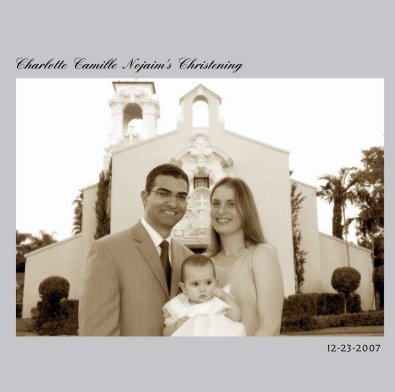 Charlotte Camille Nojaim's Christening book cover