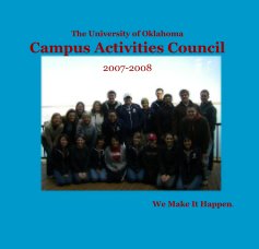 The University of Oklahoma Campus Activities Council 2007-2008 book cover