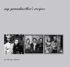 my grandmother's recipes book cover