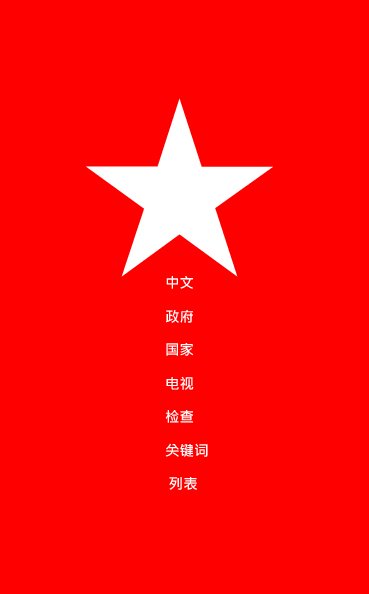 View Chinese government state TV censorship keywords list by Clara Dutilleul