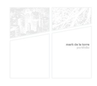 mark de la torre . portfolio book cover