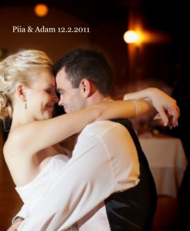 Piia & Adam 12.2.2011 book cover