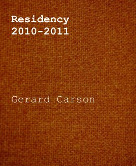 Residency 2010-2011 book cover