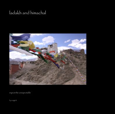 ladakh and himachal book cover