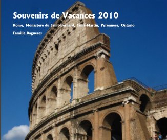 Souvenirs de Vacances 2010 book cover