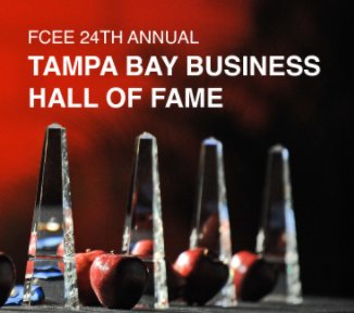 FCEE 24th Annual Tampa Bay Business Hall of Fame book cover