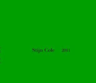 stijn cole 2011 book cover
