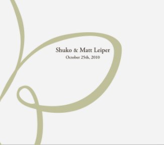 Shuko & Matt Leiper book cover