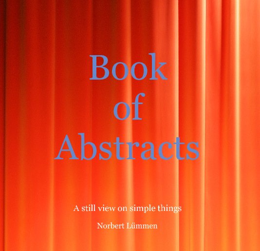 View Book of Abstracts by Norbert Lümmen